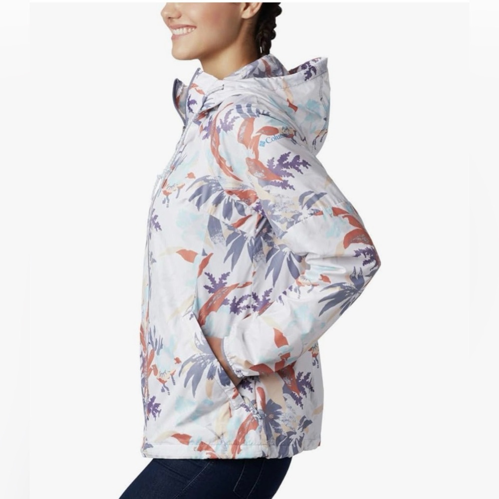 Columbia Women's Side Hill Windbreaker Sz M - Picture 4 of 7